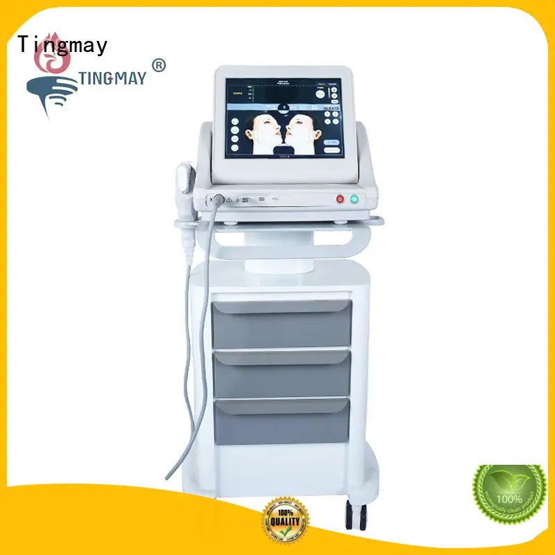 Tingmay focused ultrasonic cavitation before and after ultrasound for woman