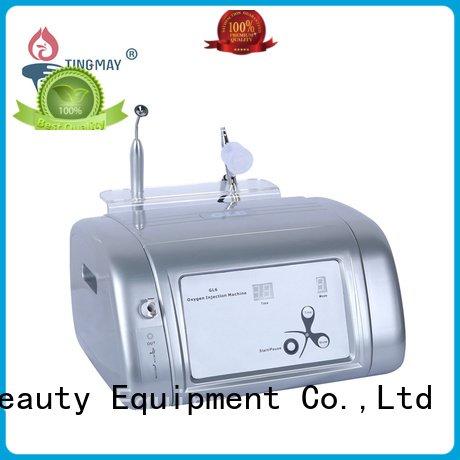 Hot oxygen infusion skin care beauty machine galvanic oxygen infusion facial machine wrinkle Tingmay