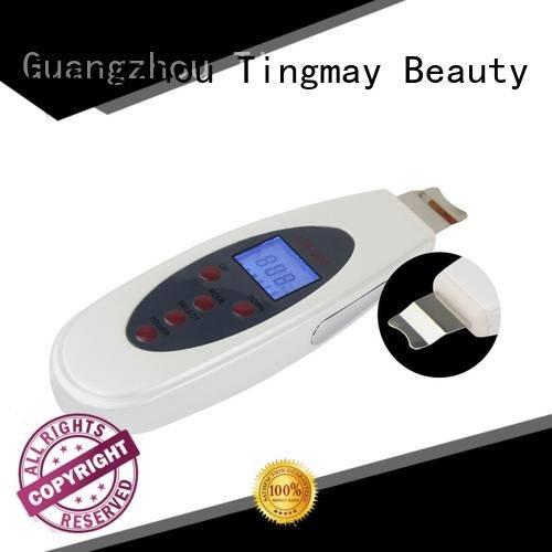 portable beauty ultrasonic skin scrubber spatula Tingmay