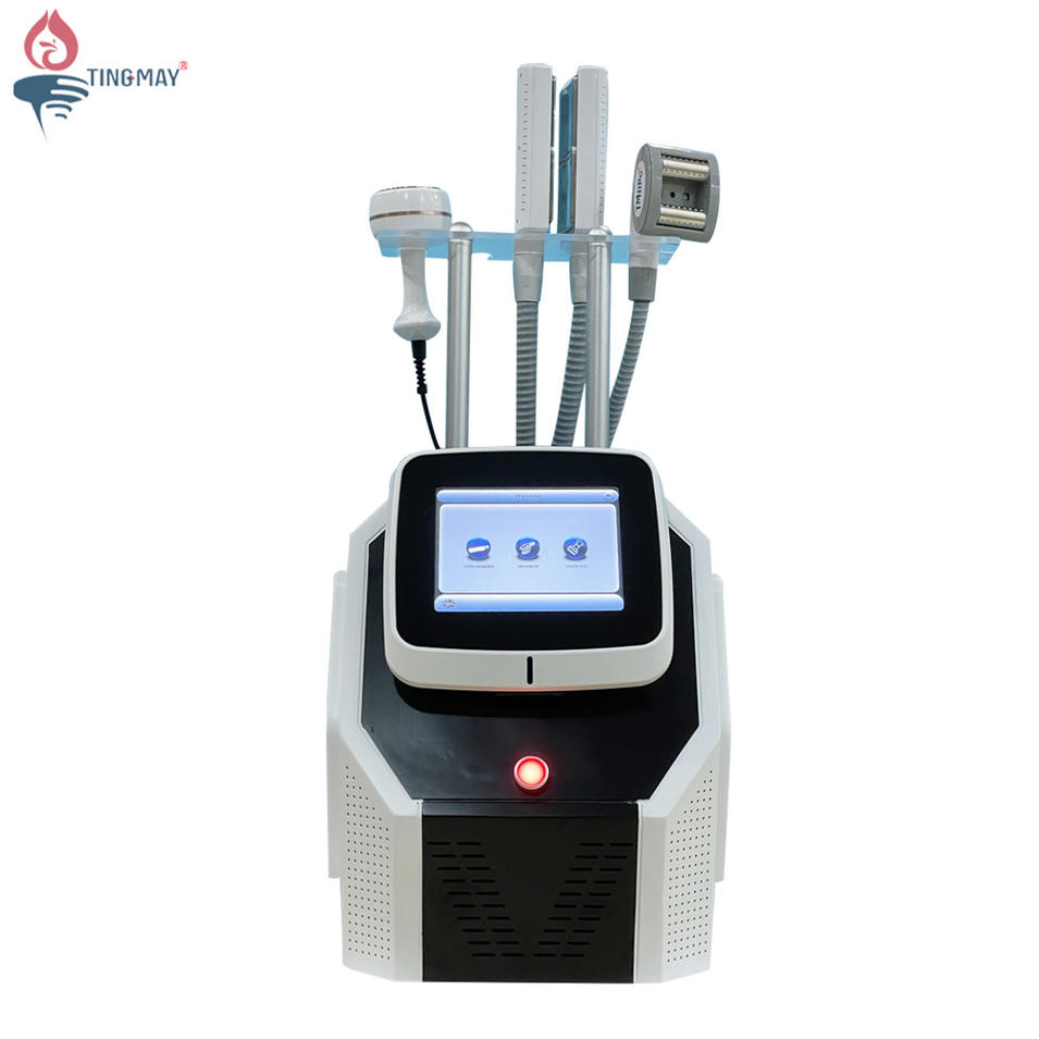 Latest Multifunctional Non-vacuum Cryolipolysis Fat Freezing Machine with EMS Electroporation Cooling Pads
