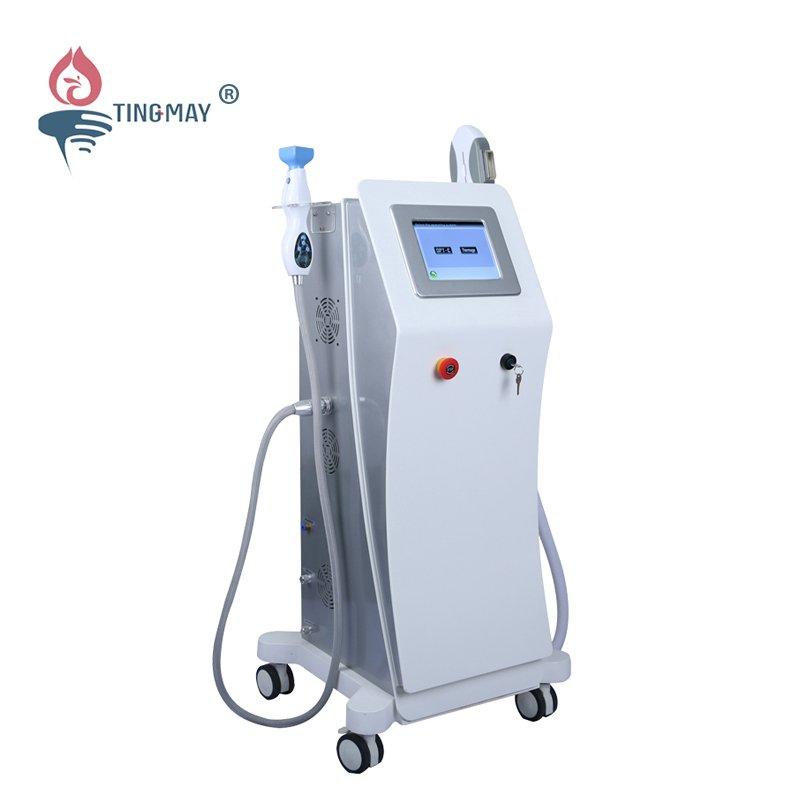Fractional rf microneedle and IPL hair removal machine TM-136