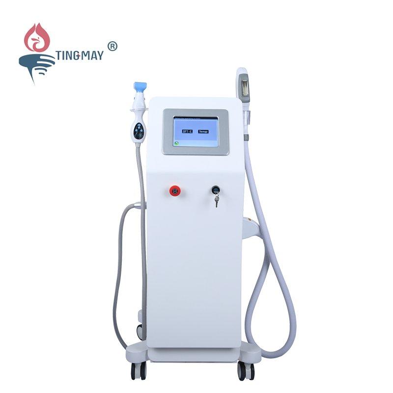 Fractional rf microneedle and IPL hair removal machine TM-136