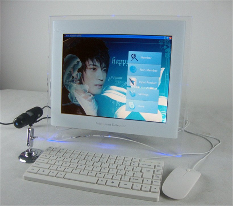 beauty skin scanner machine touch screen design for woman-5